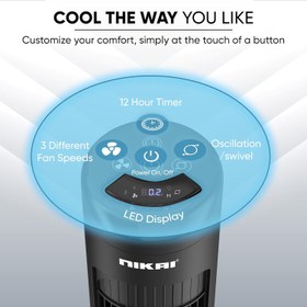 تصویر فن برجی نیکای Nikai Tower Fan 