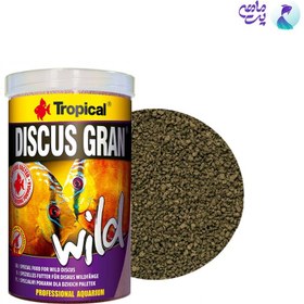 تصویر غذای گرانول تروپیکال مدل Discus Gran Wild 250ml وزن 110 گرم 