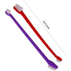 تصویر مسواک گربه و سگ دوسره 