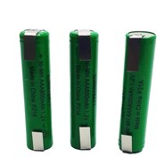 تصویر باتری نیم قلمی قابل شارژ سانی‌ بت مدل SB800 بسته سه عددی 