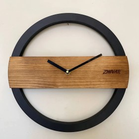 تصویر ساعت دیواری روستیک ژیوار کد ZH-402 wall clock rustic code ZH-402