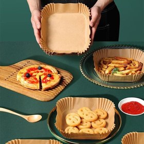 تصویر کاغذ سرخ‌کن بزرگ مربعی صد عددی 