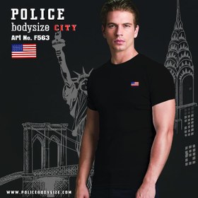 تصویر تی شرت پلیس مردانه - F563 