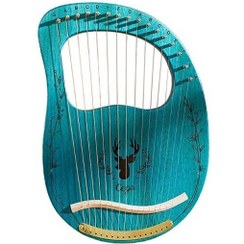 تصویر چنگ رومی سگا آبی مدل Cg01-bl CEGA LYRE HARP (CG01-BL) 