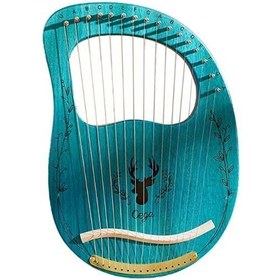 تصویر چنگ رومی سگا آبی مدل Cg01-bl CEGA LYRE HARP (CG01-BL) 