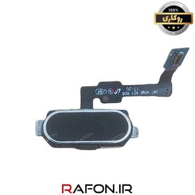 تصویر حسگر اثر انگشت روکاری مشکی رنگ سامسونگ J7 Prime - G610 ضمانت 7 روزه رافون