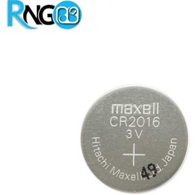 تصویر باتری سکه ای مکسل CR2016 "MAXELL CR2016, 3V Battery" باتری 3V لیتیومی مکسل مدل CR2016 ساخت ژاپن، مناسب مصارف عمومی