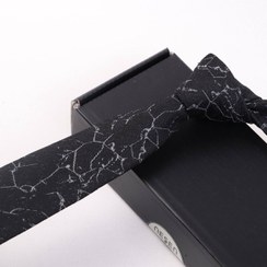 تصویر کراوات و پوشت مشکی NESEN کد A8 