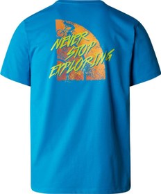 تصویر تی‌شرت گرافیکی مردانه M Foundation Tracks مدل NF0A882YRI31 برند the north face M Foundation Tracks Graphic Tee Men's T-Shirt NF0A882YRI31