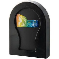 تصویر گچ مو سکه ای مشکی 