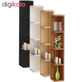 تصویر کتابخانه MDF مدل H1007 