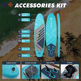 تصویر پدل‌ برد Maze برند pic board رنگ آبی 