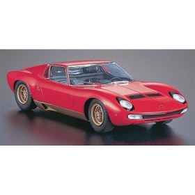 تصویر ماکت مردانه و زنانه ترازو Hc13 21213 1/24، Lamborghini Miura Sv، کیت مدل پلاستیکی خودرو Hasegawa 