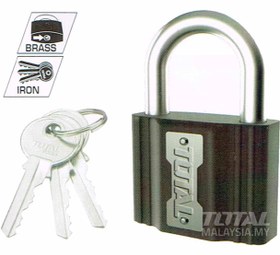 تصویر قفل اویز کاور دار سایز 38 میلیمتر توتال مدل TLK31381 TLK31381 Iron Padlock