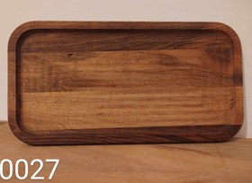 تصویر سینی چوبی گردو 