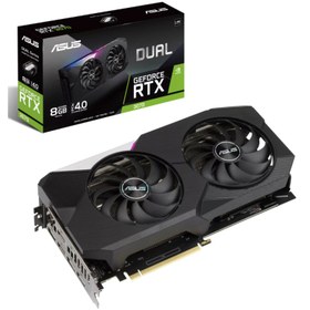 تصویر کارت گرافیک استوک ایسوس ASUS GeForce RTX 3070 8GB asus geforce rtx 3070 8gb dual