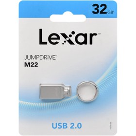 تصویر فلش مموری لکسار مدل جامپ درایو M22 با ظرفیت 32 گیگابایت ا Lexar JumpDrive M22 32GB USB 2.0 Flash Memory Lexar JumpDrive M22 32GB USB 2.0 Flash Memory