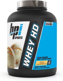 تصویر BPI Sports Whey HD Ultra Protein Powder، کارامل وانیلی، 4.1 پوند - ارسال 20 روز کاری BPI Sports Whey HD Ultra Premium Protein Powder, Vanilla Caramel, 4.1 Pound