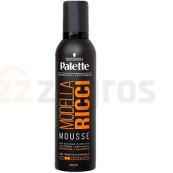 تصویر موس مو پالت مدلا ریچی شوارتزکف حجم 250 میل اورجینال Palette Modella Ricci Mousse Schwarzkopf 250 ML