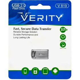 تصویر فلش مموری وریتی مدل V819 ظرفیت ۳۲ گیگابایت USB 2.0 