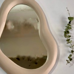 تصویر آینه دکوراتیو بزرگ دفرمه 