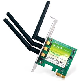 تصویر کارت شبکه PCI Express بی‌سیم و دو بانده تی پی-لینک مدل TL-WDN4800_V1 TP-LINK TL-WDN4800_V1 N900 Wireless Dual Band PCI Express Adapter