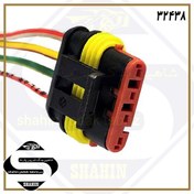 تصویر سوکت 4 خانه پمپ بنزین MVM / HC.cros سیم خودروئی 