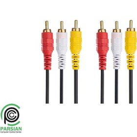 تصویر کابل تبدیل 3 به 3 RCA سویز کد 55 طول 5 متر 