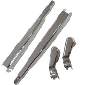 تصویر قاب برف پاک کن کروم پراید بسته ۴ عددی 