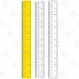 تصویر وکتور مجموعه خط کش کد 015 