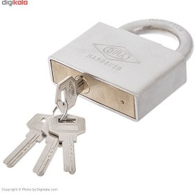 تصویر قفل آویز گیرا مدل 028 - نقره ای 