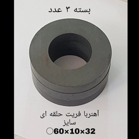 تصویر آهن ربا مدل fe60-10-32 کد 1526 بسته 3 عددی 