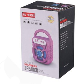 تصویر اسپیکر بلوتوثی رم و فلش خور MS-1605BT MS-1605BT WIRELESS SPEAKER