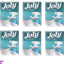 تصویر پوشینه چسبی بزرگسال جولی کد 01 سایز مدیوم مجموعه 6 عددی 