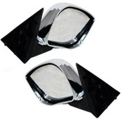 تصویر آینه بغل نیسان مدل خرگوشی با پشت استیل 