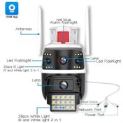 تصویر دوربین دولنز بیسم سیم کارتی | Dual Lens V380 