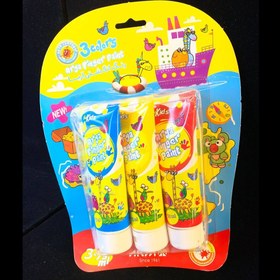 تصویر رنگ انگشتی تیوپی 3 رنگ 