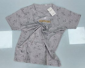 تصویر تیشرت نخی زنانه منگو طرح دار - ایکس لارج XL / ۱۵۵۰۰۰ T-shirt Mango