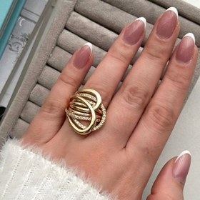 تصویر انگشتر طرح طلا 