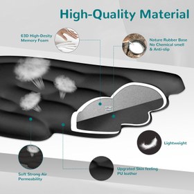 تصویر استراحتگاه مچ دست صفحه کلید طرح WING 