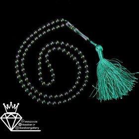 تصویر تسبیح عقیق سبز اصل کد932 