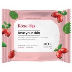 تصویر دستمال مرطوب بیول مدل roze hip 