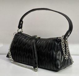 تصویر کیف کلاسیک دستی زنجیر دار درسا - مشکی 