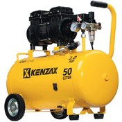 تصویر کمپرسور 50لیتري برند کنزاکس KSC-5451 Kenzax KSC-5425 silent single motor compressor, 24 liters, 2 horsepower