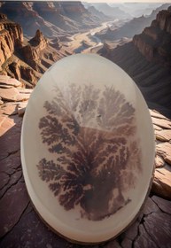 تصویر نگین عقیق شجر کد ۷۰۲ 