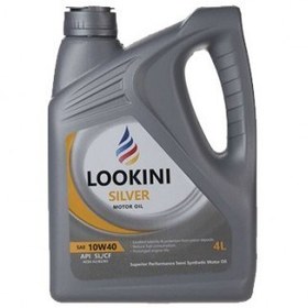 تصویر روغن موتور4 لیتری LOOKINI 10W40 SL SILVER 