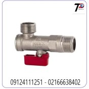 تصویر شیر پیسوار فیلتردار برنجی کیز ایران سایز 1/2*1/2اینچ 