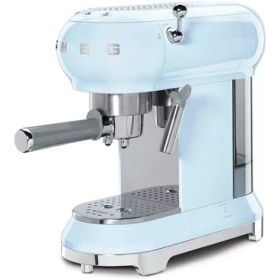 تصویر اسپرسوساز اسمگ مدلECF01 آبی پاستیلی SMEG Espresso Maker ECF01PBUK