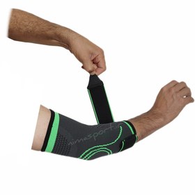 تصویر آرنج بند ورزشی مدل بنددار elbow brace