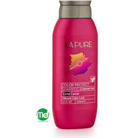 تصویر شامپو تثبیت کننده رنگ مو لپیور حاوی عصاره لیموی خاویاری 325ml 